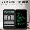 thumbnail image 2 of Arealer Scientific Calculator with Erasable Writing Board 240 Functions 2 Line LCD Display Foldable Financial Math Calculator School Supplies for Middle High School College Students Sky Blue, 2 of 7
