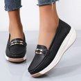 thumbnail image 4 of Mostsola Womens Platform Loafers Trendy Slip on Penny Loafers Casual Comfort Walking Shoes, 4 of 8