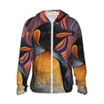 thumbnail image 1 of Vsdgher Motif Abstrait Pingouin Sweat à Capuche Adulte pour Hommes Femmes, Manches Longues Protection Solaire Pêche pour Course Natation-3TG, 1 of 7