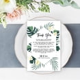 thumbnail image 2 of Koyal Wholesale Tropical Geometric Monstera Palms Wedding Thank You Place Setting Cards for Reception, Family, 56-Pk, 2 of 5