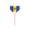 thumbnail image 1 of Flag Country Barbados Art Deco  Fashion Toothpick Flags Heart Lable Cupcake Picks, 1 of 3