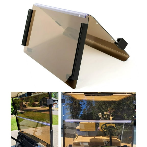 New! For EZGO Marathon Tinted Folding Windshield 86-94.5 Golf Cart Gas/Electric