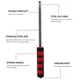 thumbnail image 3 of Extendable 2M Portable Telescopic Handheld Flag Pole Tool for Flags windsock, 3 of 5