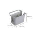 thumbnail image 2 of Drainage Kitchen Storage Rack, Metal Draining Shelf Organizer, 2-Tier Design, For Kitchen Countertops, Food Prep Organization, Stainless Steel Construction, Dishwasher Safe, Compact Storage, 2 of 5
