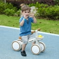 thumbnail image 2 of Qaba Baby Balance Bike, Toddler Balance Bike with Adjustable Seat, Brown, 2 of 10