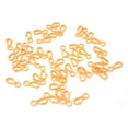 thumbnail image 1 of Snap Hooks For DIY Handmade Crafts, Portable Plastic Key Chain Clip Hooks DIY Toys Key Rings Cute Snap Clip Hooks Hard Plastic Clips  For Home Orange 50Pcs, 1 of 8