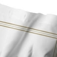 thumbnail image 5 of Creative Products Beige and White Letter K Monogrammed 71x74 Shower Curtain, 5 of 7