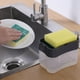 thumbnail image 4 of Dispensador de jabón para lavar trastes de alta calidad Dispensador de jabón líquido de Cocina 2 en 1, mezclador de agua y jabón, Soporte de fibra con esponja incluida, 4 of 5