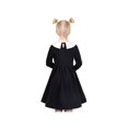 thumbnail image 4 of Girls Dress Black White Collar Daily School Uniform Cozy Cotton 7 Years, 4 of 8