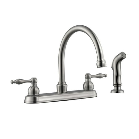 Design House 548370 Saratoga Kitchen Faucet With Side Sprayer 1 8