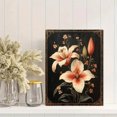 thumbnail image 2 of Qisvanset Framed Canvas Wall Art 12x16 Inch William Morris Lily Baptism Trendy Bible Art, 2 of 5