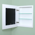 thumbnail image 2 of 14x18 White Shaker Beadboard Recessed Medicine Cabinet with no mirror by Fox Hollow Furnishings, 2 of 2