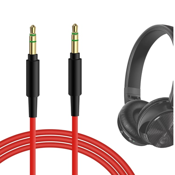Geekria Audio Cable Compatible with Jabra Move Style Edition, Elite 85h, Philips Fidelio L3, A4216, H6506, SHP9500 Headphones Cable, 1/8" (3.5mm) to 3.5mm Aux Replacement Stereo Cord (4 ft/1.2 m)