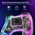 thumbnail image 6 of Fosmon Wireless Controller, Gaming Controller with RGB Lights for Switch/Lite/OLED and Android/iOS/PC/Steam/Apple Arcade MFi Games & Tesla, Switch Pro Controller with Turbo and Vibration Function, 6 of 7