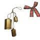 thumbnail image 2 of Campana De Cobre Adorno navideño de cencerro con lazo, campanillas colgantes de latón desgastado para decoración del árbol de Navidad (1 unidad) Rkxzt, 2 of 9