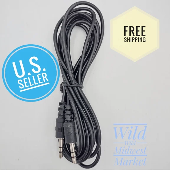 6 Ft. 3.5 Mm Male-Male Audio Cable. (Iphone, Android, Mp3 Player Connect In Car)