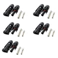 thumbnail image 5 of Yeacher Pair Male/ Female Solar Panel Cable Connectors Double Seal Rings for Better Waterproof Effect, 5 of 5