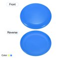 thumbnail image 3 of Unique Bargains Flying Disc 10.8 Inch 175 Gram, Sport Disk Training Disk for Backyard Lawn Beach, Fluorescent Green Blue, 2 Pack, 3 of 6