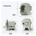thumbnail image 3 of 209C 550W  WetDry Model Trimmer Abrasive Disc Wheel Lab Equipment Gypsum Arch 2800rpm, 3 of 6