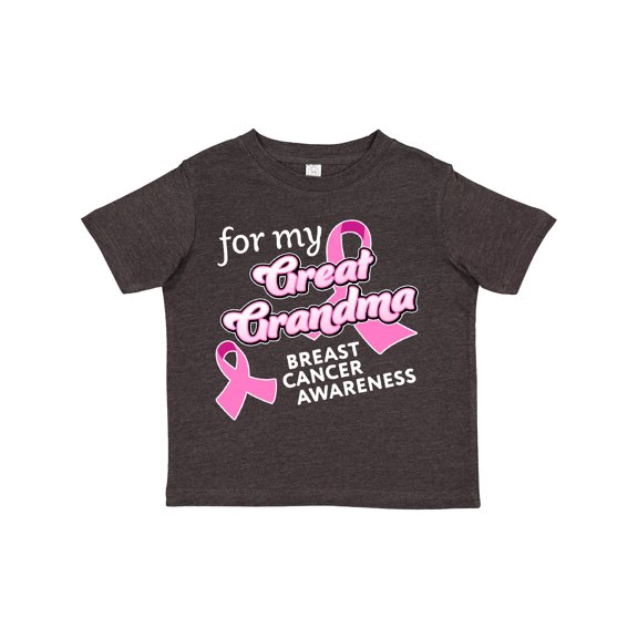 Inktastic For My Great Grandma-breast Cancer Awareness Boys or Girls Toddler T-Shirt
