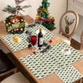thumbnail image 2 of Beautynvta 5 Pcs Christmas Table Runner and Placemats Set, Non-Slip Printed Linen Dining Table Mat Set, Heat-Resistant Table Liner for Holiday Kitchen Dining Room Party Decor, 2 of 6