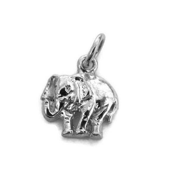 Sterling Silver .925 Elephant pendant charm