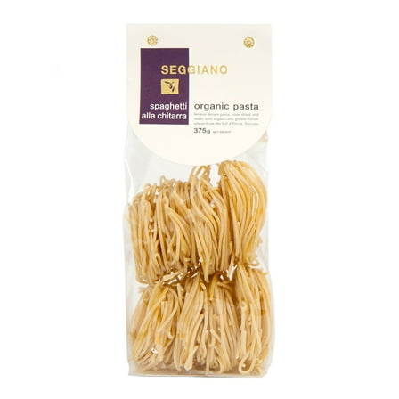 (Pack of 6), Seggiano Spaghetti alla Chitarra Organic Pasta, 13.25 oz
