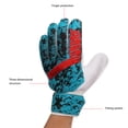 thumbnail image 3 of 1 par de Guantes de Portero Guantes de Fútbol para Portero de Fútbol con Agarres Fuertes Protección para los Dedos Previene Lesiones Verde y Negro ANGGREK  Otros, 3 of 8