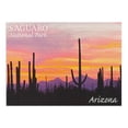 thumbnail image 2 of Saguaro National Park, Arizona, Orange and Pink Sunset (1000 Piece Puzzle, Size 19x27, Challenging Jigsaw Puzzle for Adults and Family, Made in USA), 2 of 4