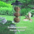 thumbnail image 5 of Comedero para pájaros, a prueba de ardillas Comedero para pájaros de metal Comedero para pájaros Hierro Colgante automático Soporte para bolas de grasa Herramienta de alimentación, 5 of 5