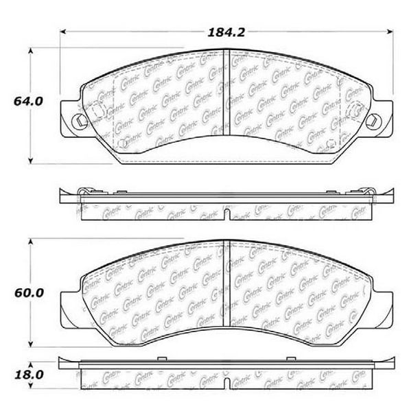 Go Parts Oe Replacement For 2005 2006 Chevrolet Silverado 1500 Front Disc Brake Pad Set For Chevrolet Silverado 1500 Walmart Com
