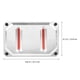 thumbnail image 4 of Almohadilla aislante para planchar de acero inoxidable, reposapiés protector para plancha, tabla de planchar resistente al calor, 4 of 6