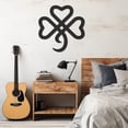 thumbnail image 2 of LaModaHome Exclusive Irish Shamrock Leaf Metal Wall Art – Durable & Artistic Metal Wall Art for Home and Office Decor, Perfect for Any Interior Design Aesthetic, 2 of 5