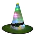 thumbnail image 1 of Less Than 5 Party Light-up Decoration Halloween Hat Witch Hat Scene Layout LED Lights String Hat Party Witch Hat, 1 of 6