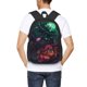 thumbnail image 4 of Balery Red And Green Carnation Mochila para hombre y mujer - Tela Oxford 600D resistente - Gran capacidad, resistente al agua, ideal para la escuela, viajes y senderismo, 4 of 6