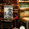 thumbnail image 4 of Placa Metal Vintage para Motocicleta Pintura Hierro Rectangular Arte La Pared 30x40cm, 4 of 9