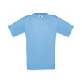 thumbnail image 2 of B&C - Camiseta Básica de manga corta y cuello redondo Exact 190 para hombre - 100% algodón (Azul cielo), 2 of 2