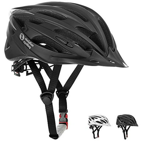 Airflow Bike Helmet [ Black / Medium - Large ] - for Adult Men and Women / Teen Boys and Girls - CPSC Certified Bicycle Helmets for Best Road, Urban, Street or Mountain