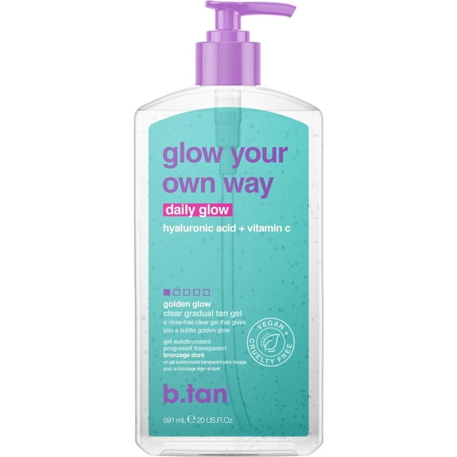 Gel autobronceador b.tan Glow Your Own Way, 600 ml