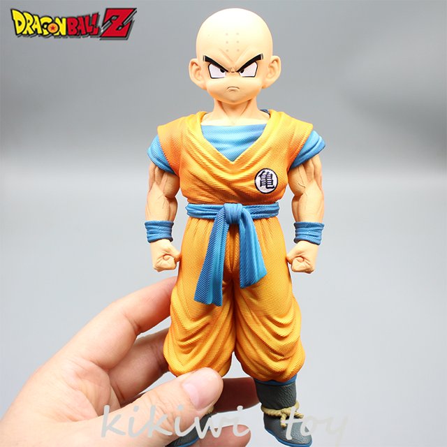 Figura de Anime Dragon Ball Z de 18cm, figuras Gk Krillin, ropa de entrenamiento completamente recubierta, figura de Pvc, modelo de estatua, colección de muñecos, Juguetes