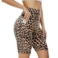 thumbnail image 2 of CONFREE Womens Biker Shorts High Waist Capri Leggings For Women Leopard Workout Exercise Fitness Yoga Capri Pants, 2 of 3