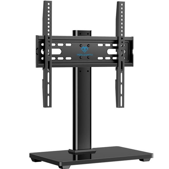 PERLESMITH Pieds Universels pour Téléviseur de 32 à 60 Po, Support de Téléviseur de Table jusqu'à 88 Lb, Support de Téléviseur à Hauteur Réglable, Base Universelle pour Téléviseur