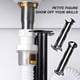 thumbnail image 2 of Ruifaya Llave de fregadero multifuncional Rtyweth, llave universal de doble extremo debajo del grifo del fregadero, grifo para fregadero, herramientas de reparación y plomería, baño, 2 of 6