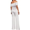 thumbnail image 2 of Women's High Waist Wide Leg Pants Jumpsuit Romper, 2 of 4
