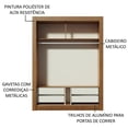 thumbnail image 5 of Ropero Closet Madesa Dallas Plus 2 Puertas Corredizas con Espejo 4 Cajones MB, 5 of 5