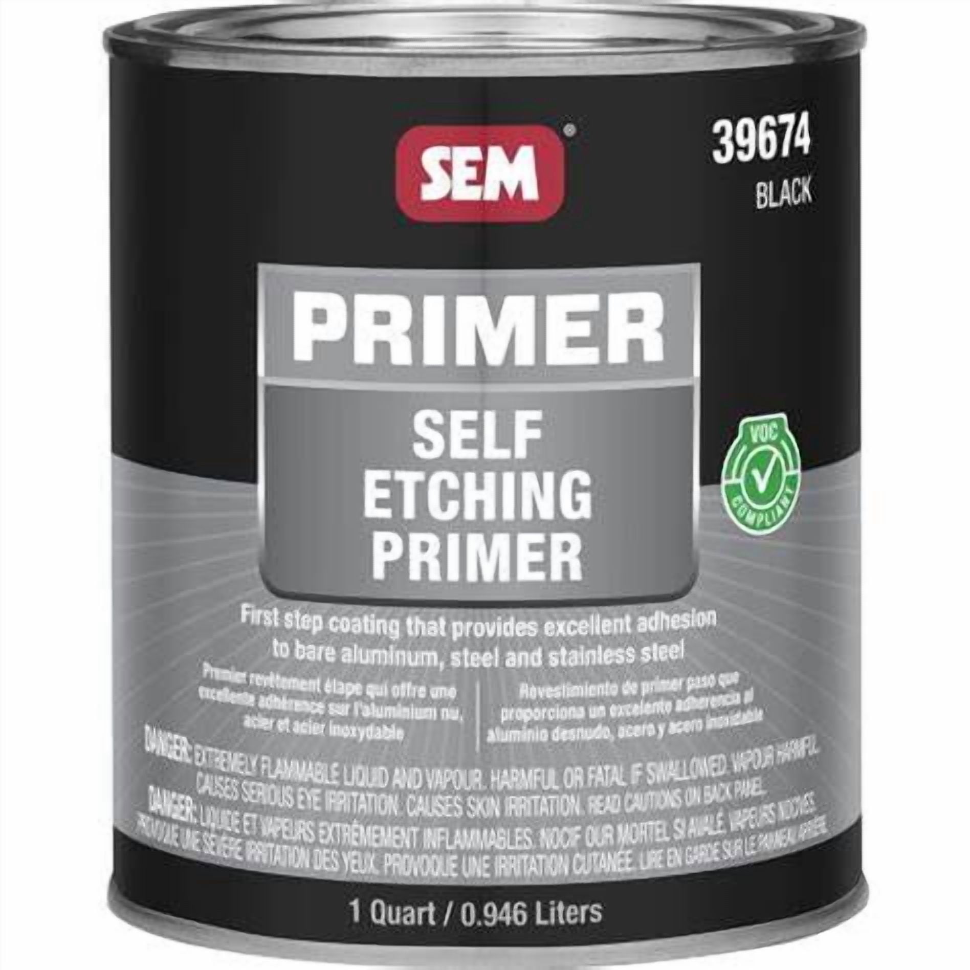 SEM Paints Self Etching Primer Black