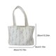 thumbnail image 3 of Bolso Hombro para Mujeres Acolchadas Celosía Diamante Gran Capacidad Moderna Transporte Algodón Floral Liviano, 3 of 9