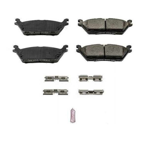 Rear Brake Pad Set - Compatible with 2015 - 2020 Ford F-150 2016 2017 2018 2019