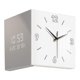 thumbnail image 1 of Reloj de esquina adorno de pared reloj de esquina angular regalos reloj de pared cuadrado para Blanco, 1 of 9