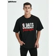 thumbnail image 3 of Whichone Funny Sarcastic Shirt for Men Casual Letter Print T-Shirt With Short Sleeve M-3XL, 3 of 8